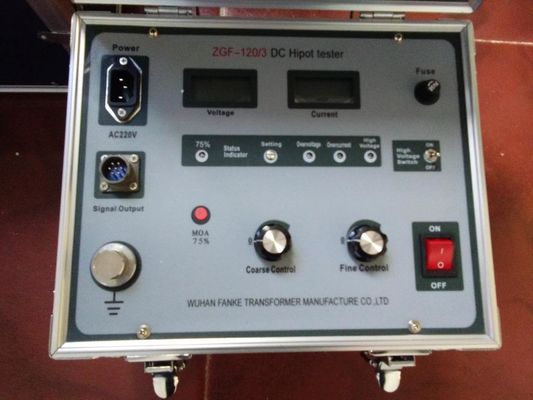 120KV 3mA DC High Voltage Hipot Tester , Leakage Current Test Equipment Small Size